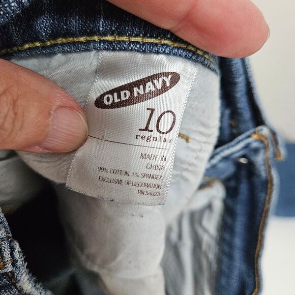 Old Navy Jeans Women's 10 (32x29) Blue The Dreamer Bootcut Mid Rise See Pics - Picture 3 of 10